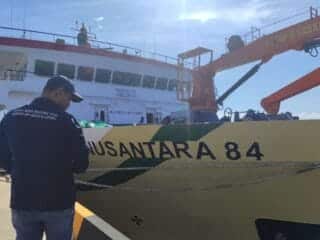 KUPP Lapuko uji coba sandar Pelabuhan Munse Konkep