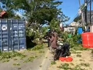 Polisi Sebut Sopir Truk Kontainer Timpa Pemotor Wanita di Puuwatu Kendari Sempat Antar Korban ke RS - Tribunnewssultra.com