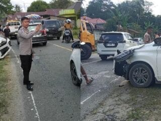 Mobil Ditumpangi Satu Keluarga Tabrak Truk di Konawe Sulawesi Tenggara, Polisi Beberkan Kronologi - Tribunnewssultra.com