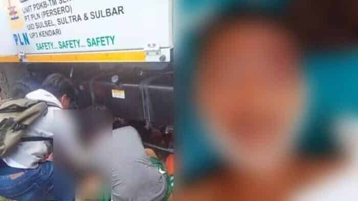 Kronologi Kecelakaan Maut Motor Vs Truk PLN Tewaskan Satu Orang di Kendari Sulawesi Tenggara - Tribunnewssultra.com