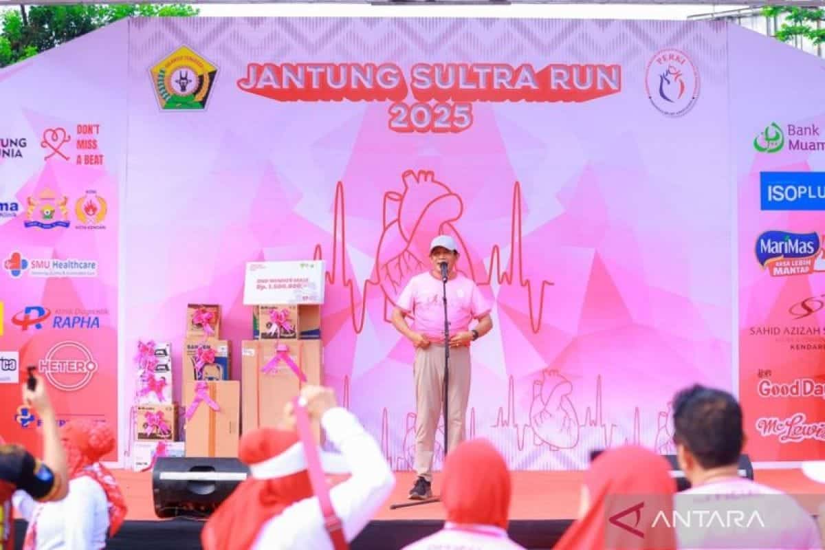 Wagub Sultra ajak masyarakat banyak gerak untuk cegah penyakit jantung