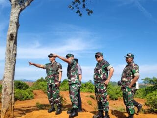 Danpuspenerbad Tinjau Lokasi Pembangunan Lanud Konasara dan Skadron 22 Sena