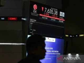 IHSG Jumat pagi dibuka menguat 67,75 poin