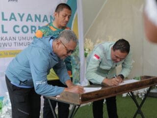 PT Vale dan Pemkab Lutim resmikan "Vale Nickel Corner" dorong literasi pertambangan