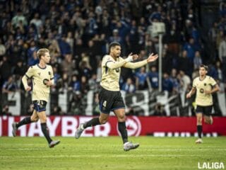 Tertinggal lebih dulu, Barcelona bangkit dan taklukkan Oviedo 3-1