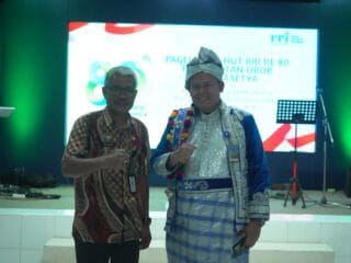 ‎Kanwil Kemenkum Sultra Hadiri Prosesi Penyulutan Obor Tri Prasetya RRI Ke-80