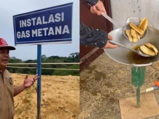 Gas Metana dari Timbunan Sampah di TPAS Puuwatu Kendari Bisa Dipakai Masak hingga 30 Rumah Warga - Tribunnewssultra.com