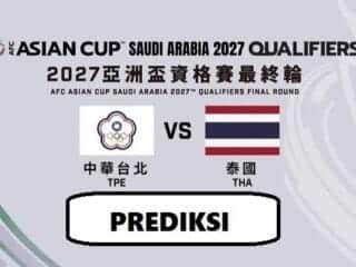 Prediksi Thailand Vs Taipei: Skor dan H2H, Tuan Rumah Kans Tersingkir di Kualifikasi Piala Asia 2025 - Tribunnewssultra.com