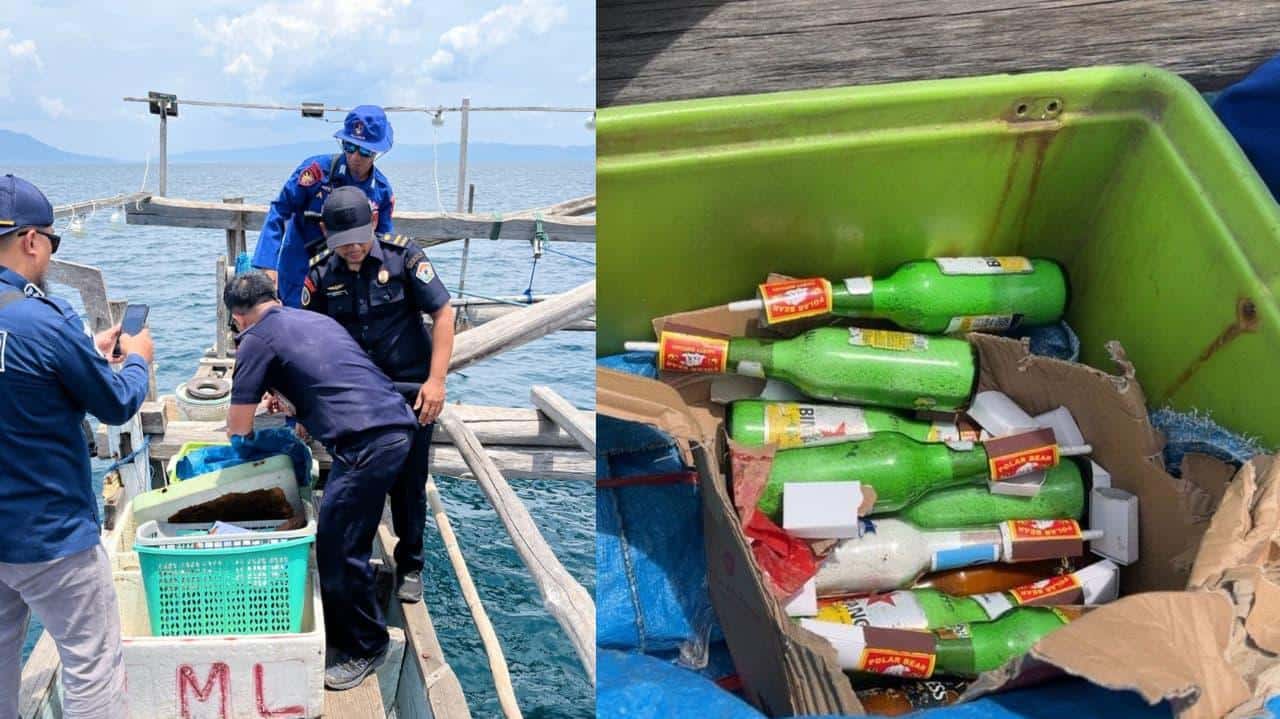 2 Nelayan Bawa 12 Peledak Ditangkap Polairud Polda Sulawesi Tenggara di Perairan Bokori Konawe - Tribunnewssultra.com