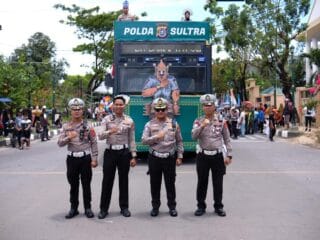 Pawai Taaruf Mobil Hias Warnai Pembukaan STQH Nasional XXVIII di Kota Kendari